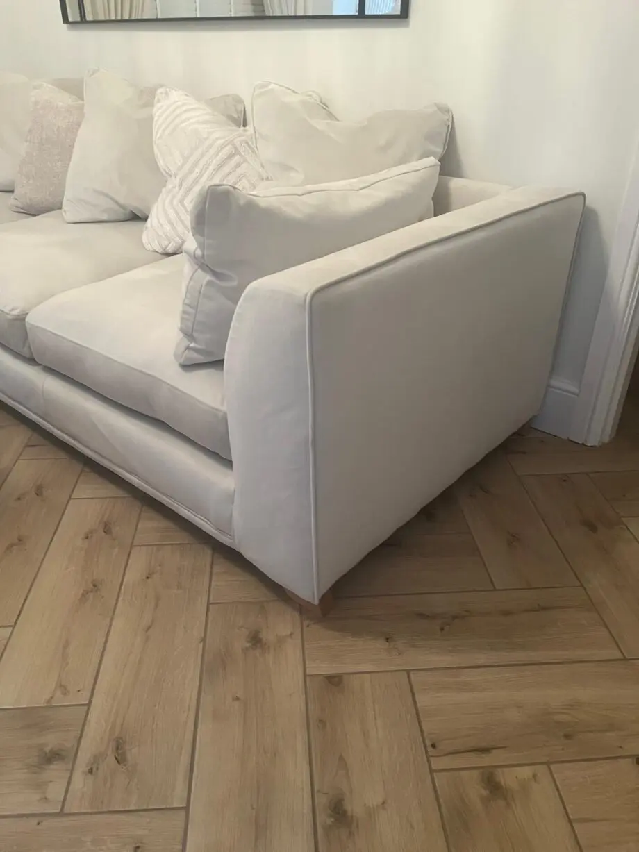 DFS cream corner sofa