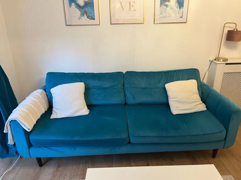 Sofology Turquoise Islington 4 Seater Sofa
