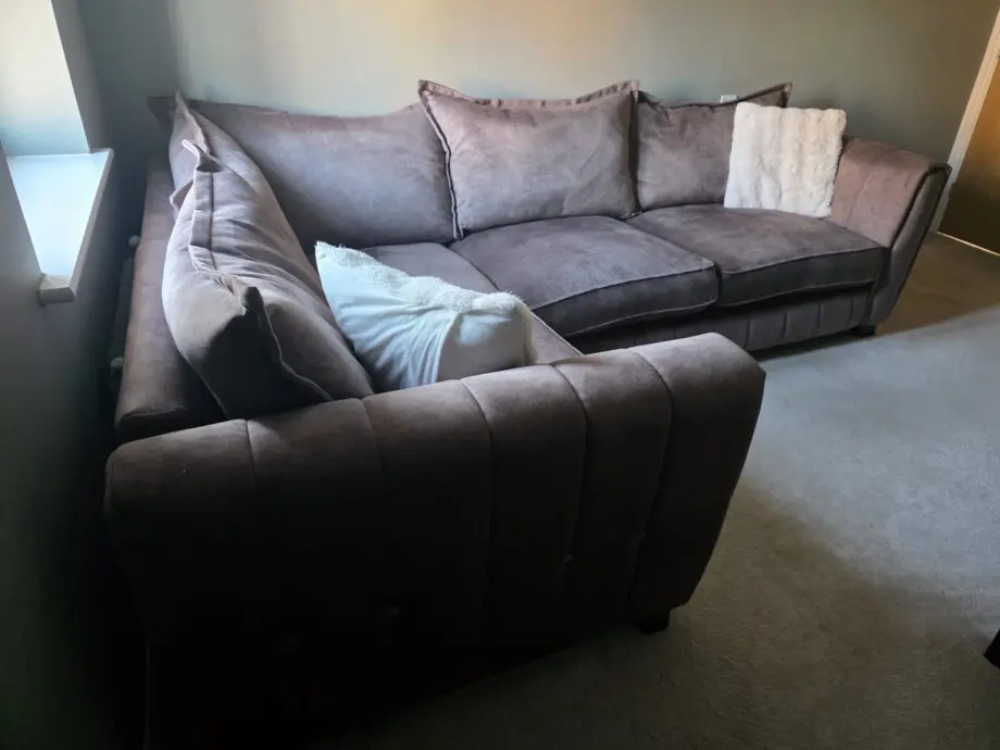 DFS Cherished right hand facing corner sofa. In beautiful as new condition.