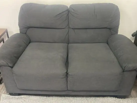 Austin Small 3+2 Seater Sofa Set, Slate Grey Classic Plush Fabric