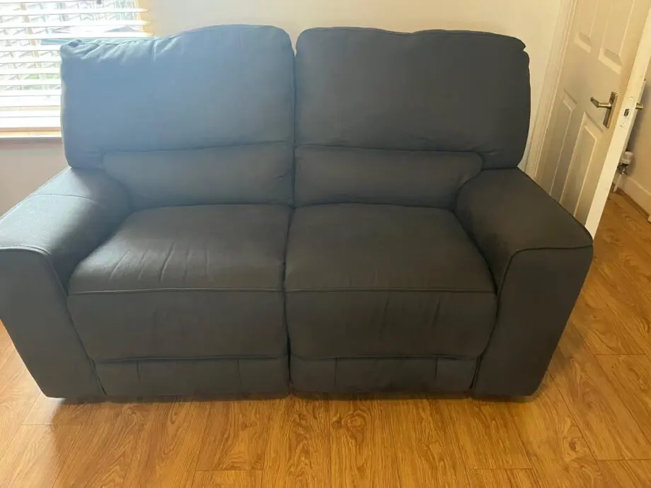 3-piece recliner Grey Sofa Set - Perfect condition