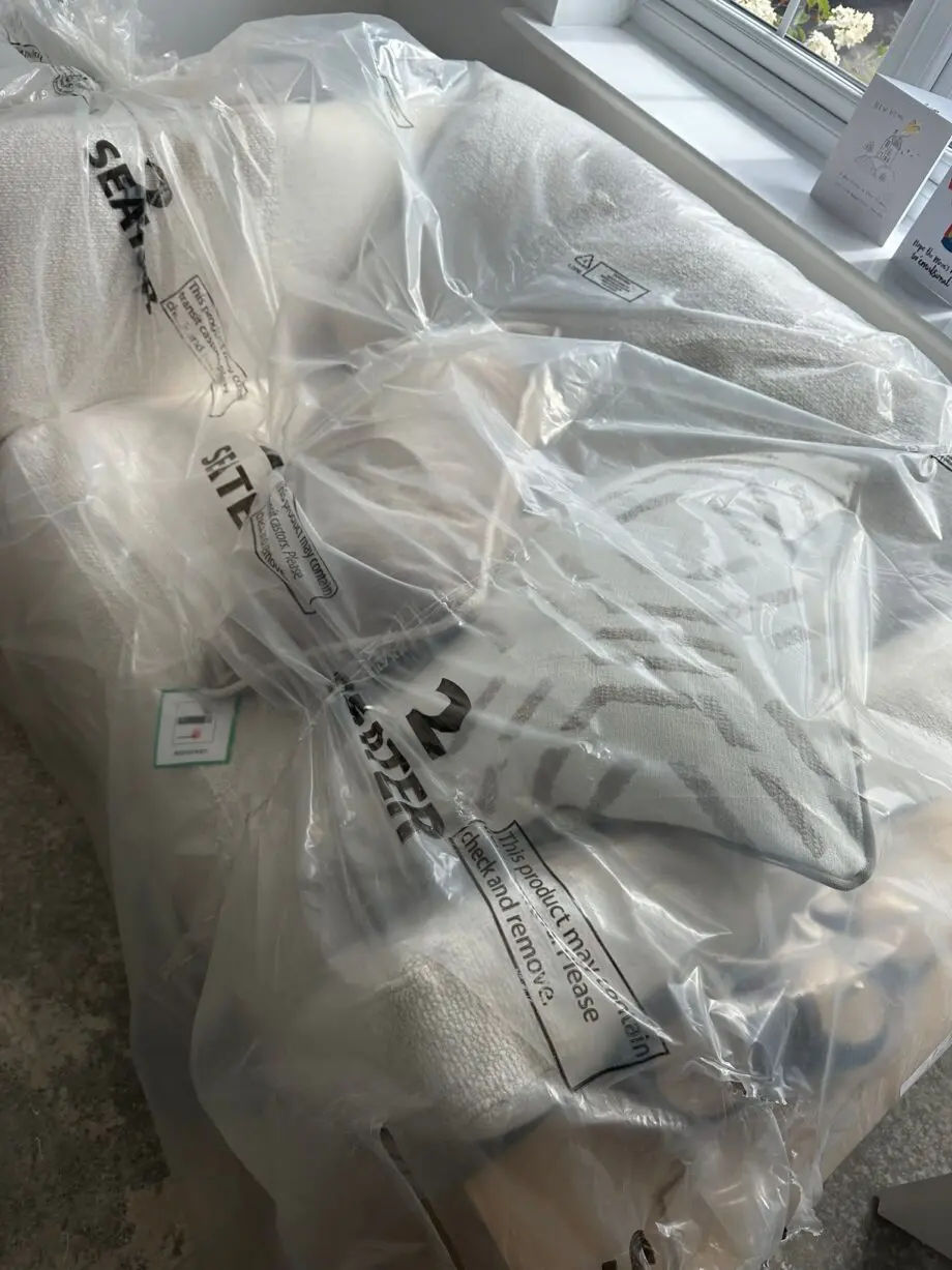 DFS Cream Cuddler Chair
