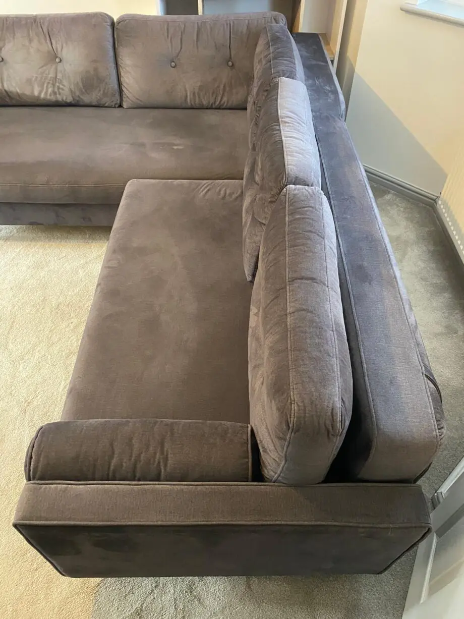 Grey Wayfair corner sofa bed