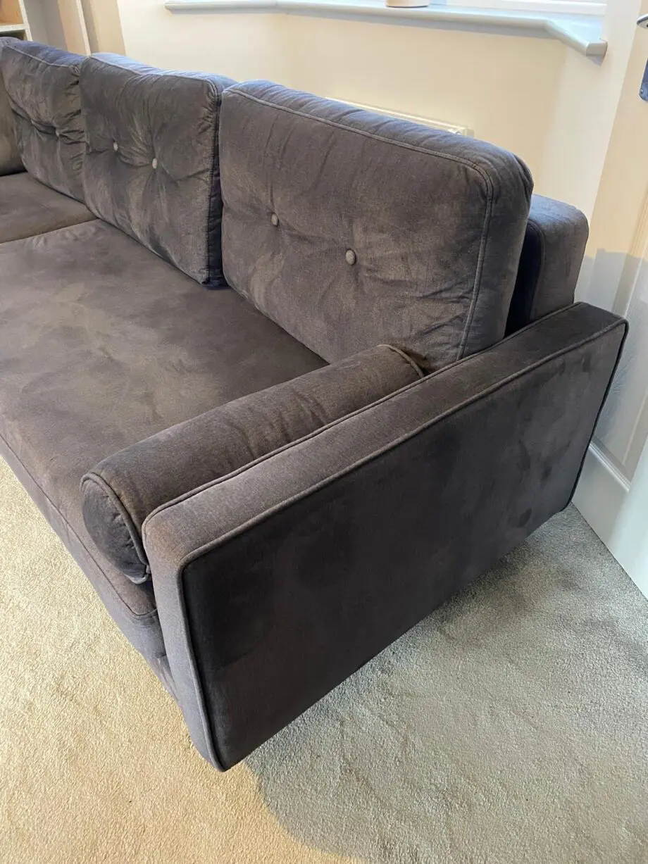 Grey Wayfair corner sofa bed