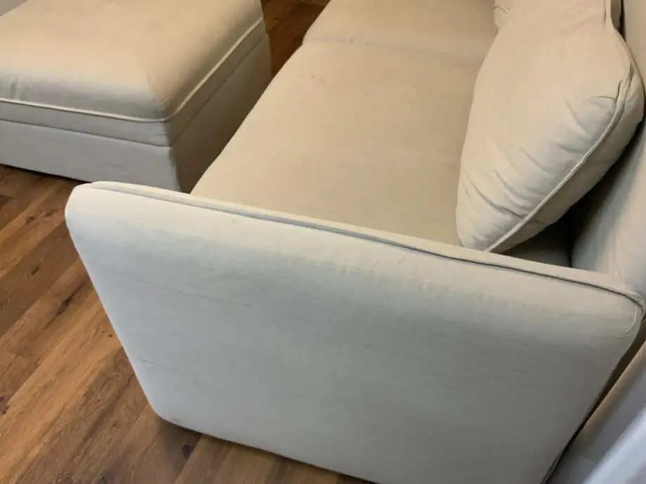 3seat sofa bed with separate storage module (Ikea vallentuna beige)