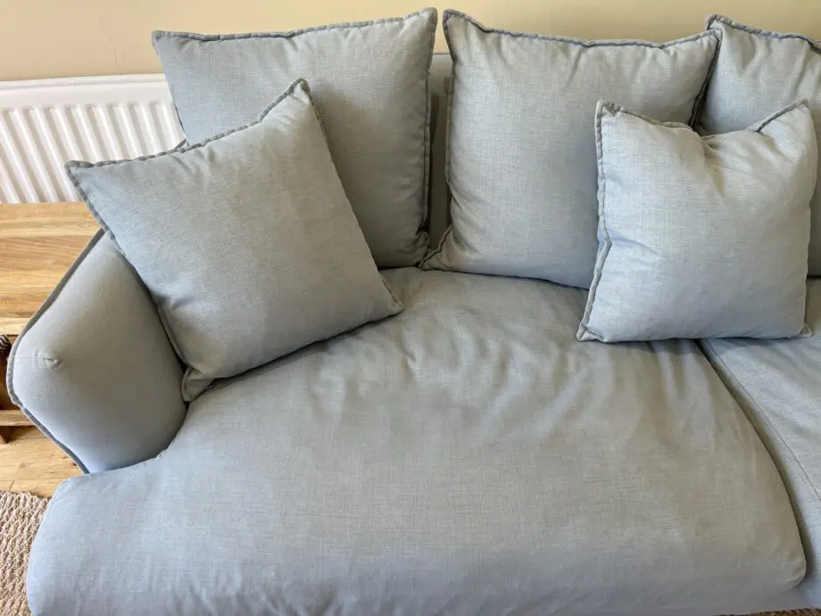 Loaf smooch sofa in powder blue