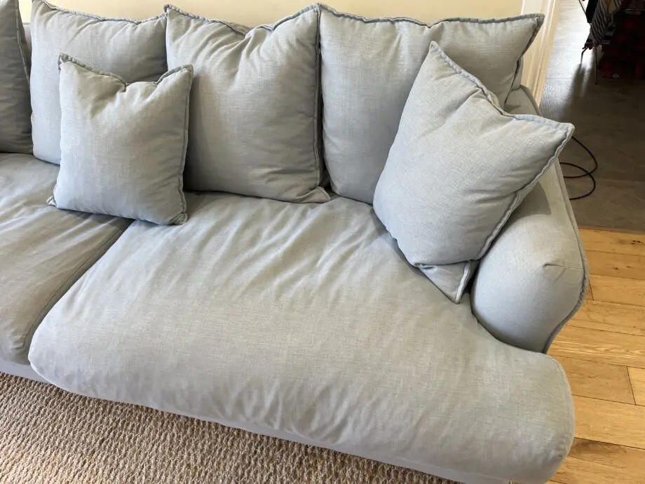 Loaf smooch sofa in powder blue