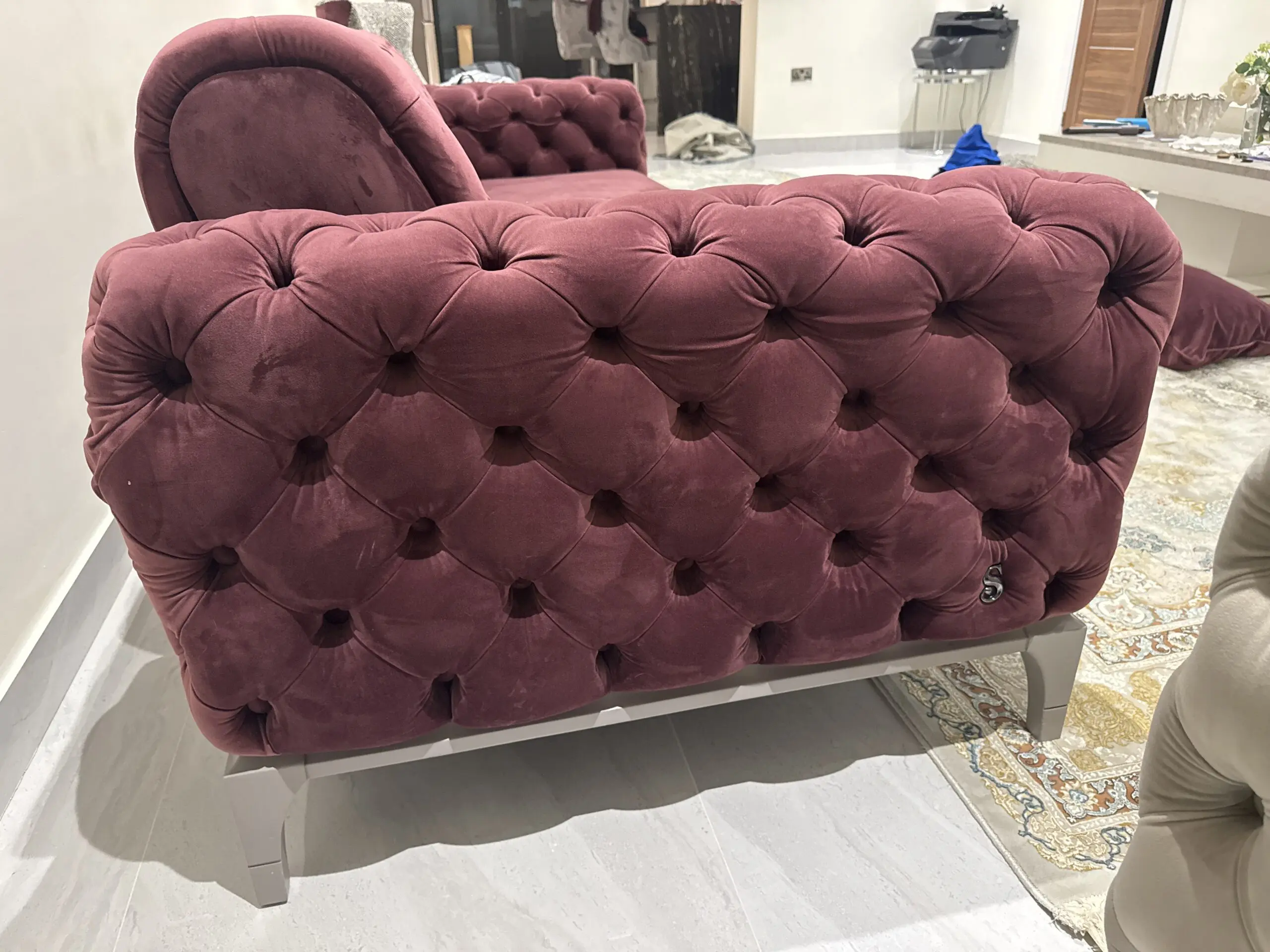 2 SALONI FLORANSA SOFA WITH BACK MOVING MECHANISM RRP £5600