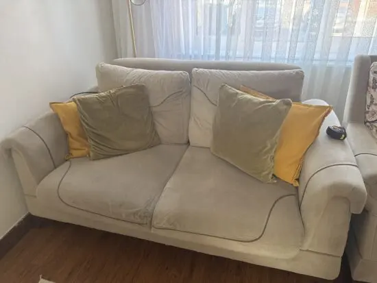 Beige Turkish sofa set