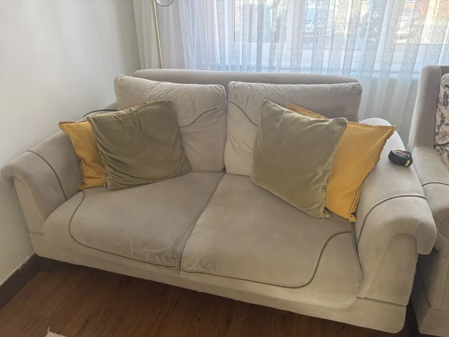 Beige Turkish sofa set