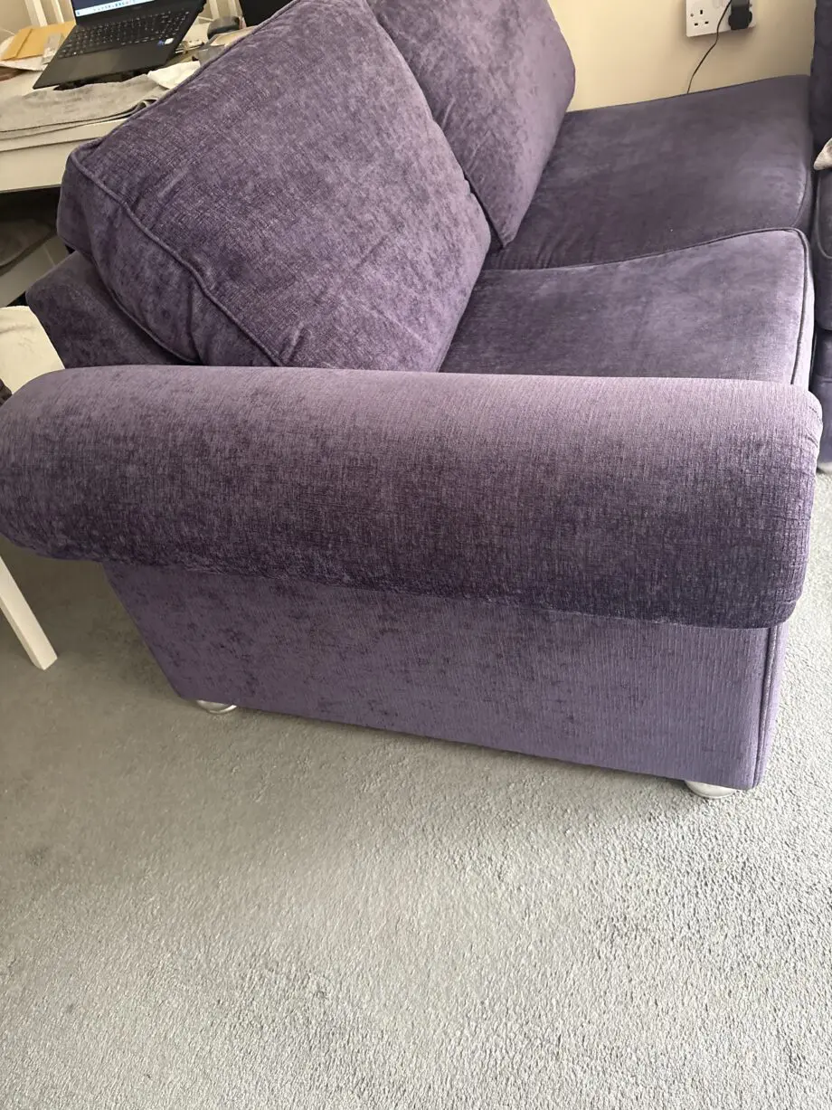 two 2 seater sofas