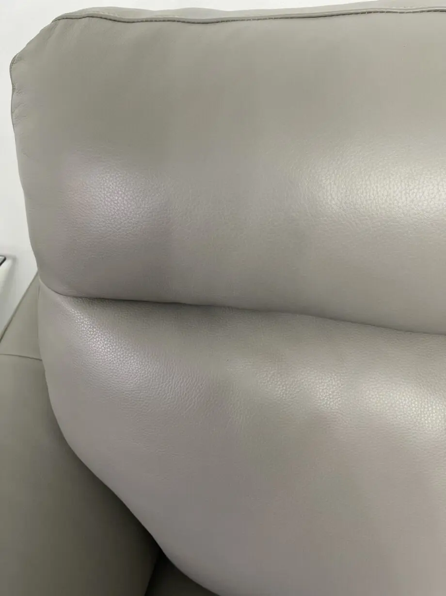 Fab furniture leather 3 seater manual sofa