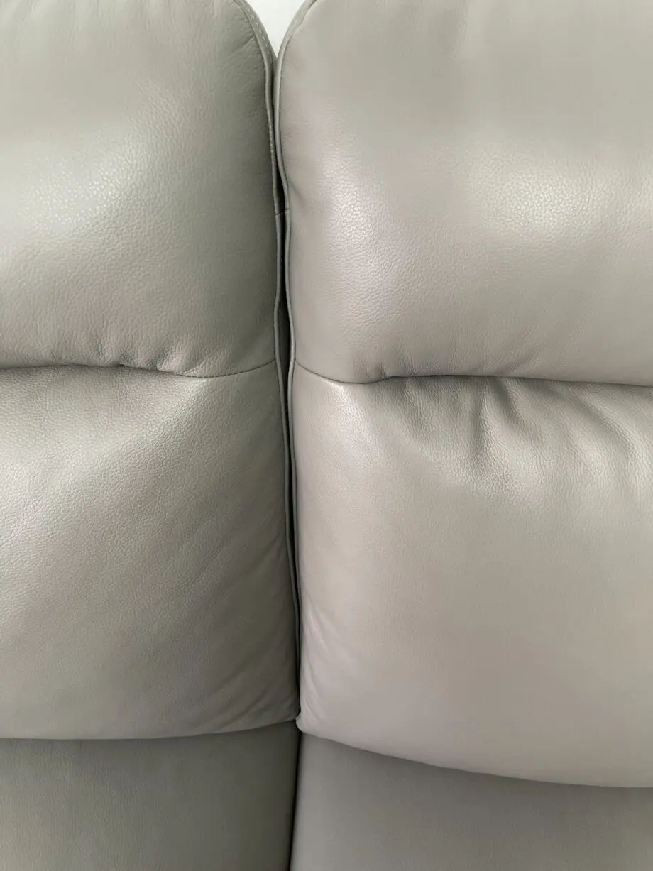 Fab furniture leather 3 seater manual sofa