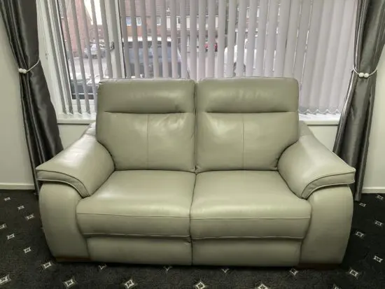 Fab furniture grey 2 seater manual sofa