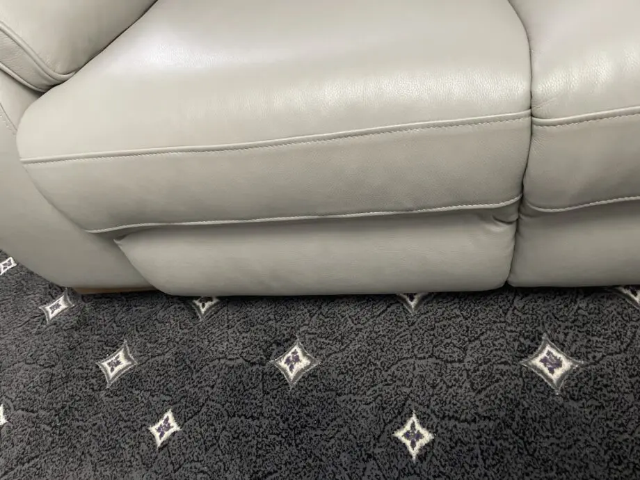 Fab furniture grey 2 seater manual sofa