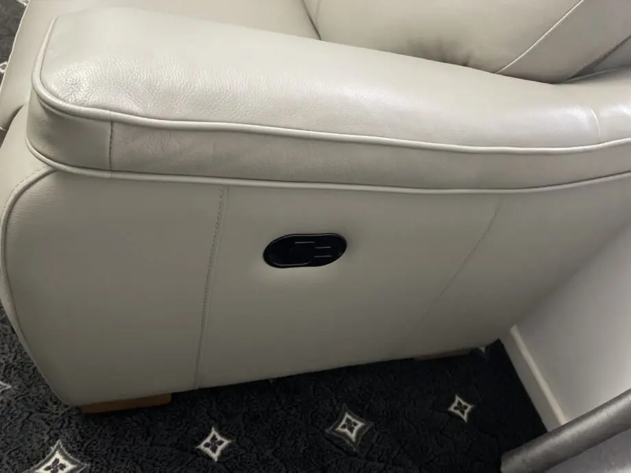 Fab furniture grey 2 seater manual sofa