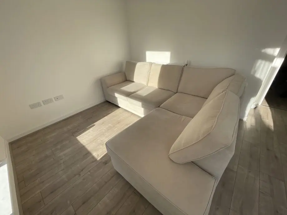 DFS Orka Cream Left Hand Facing Arm Open End Corner Sofa