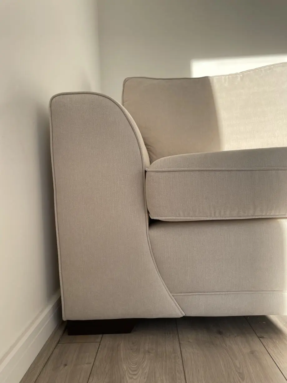 DFS Orka Cream Left Hand Facing Arm Open End Corner Sofa