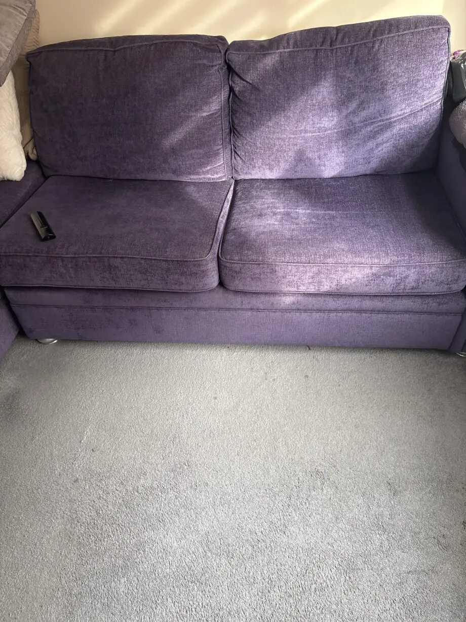 two 2 seater sofas