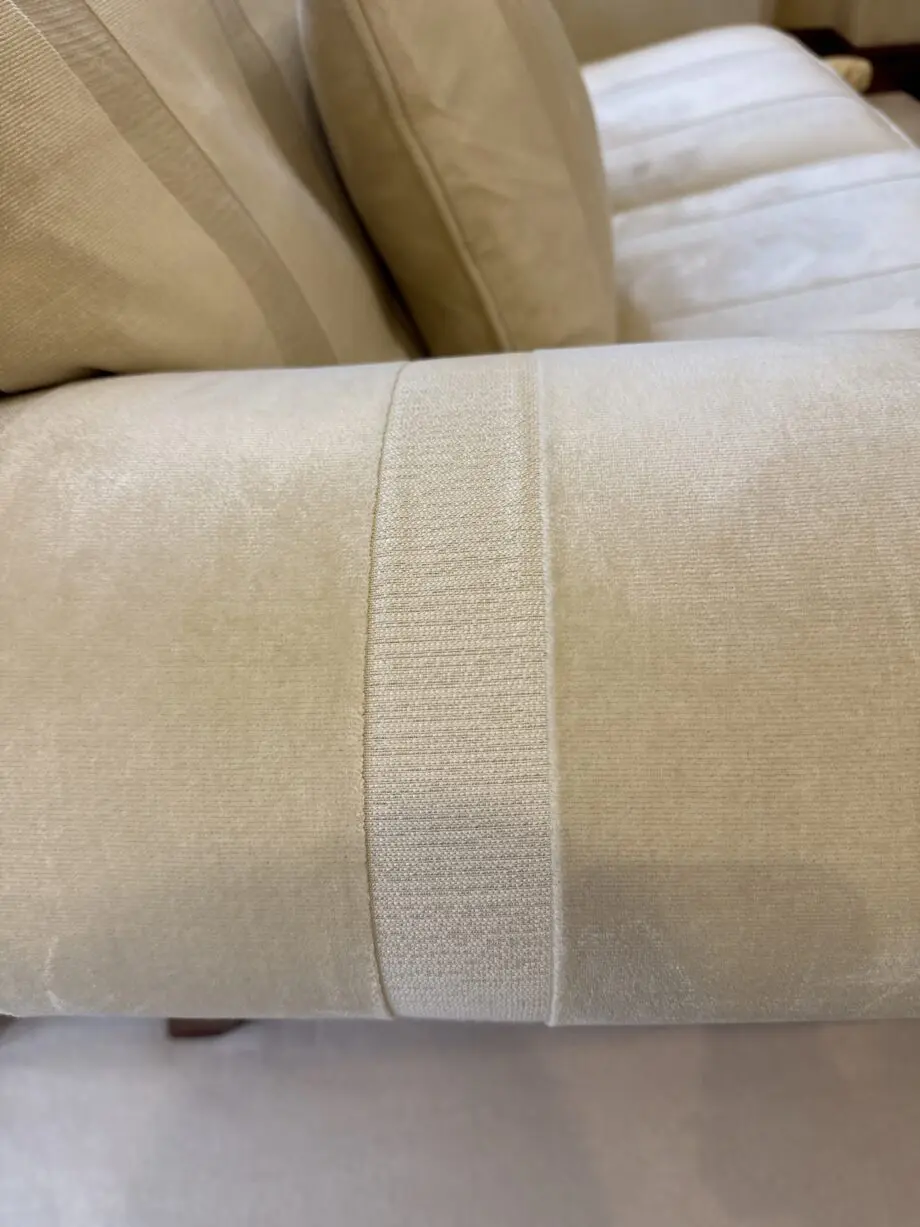 Designer sofas that been bought from Harrods department store in London