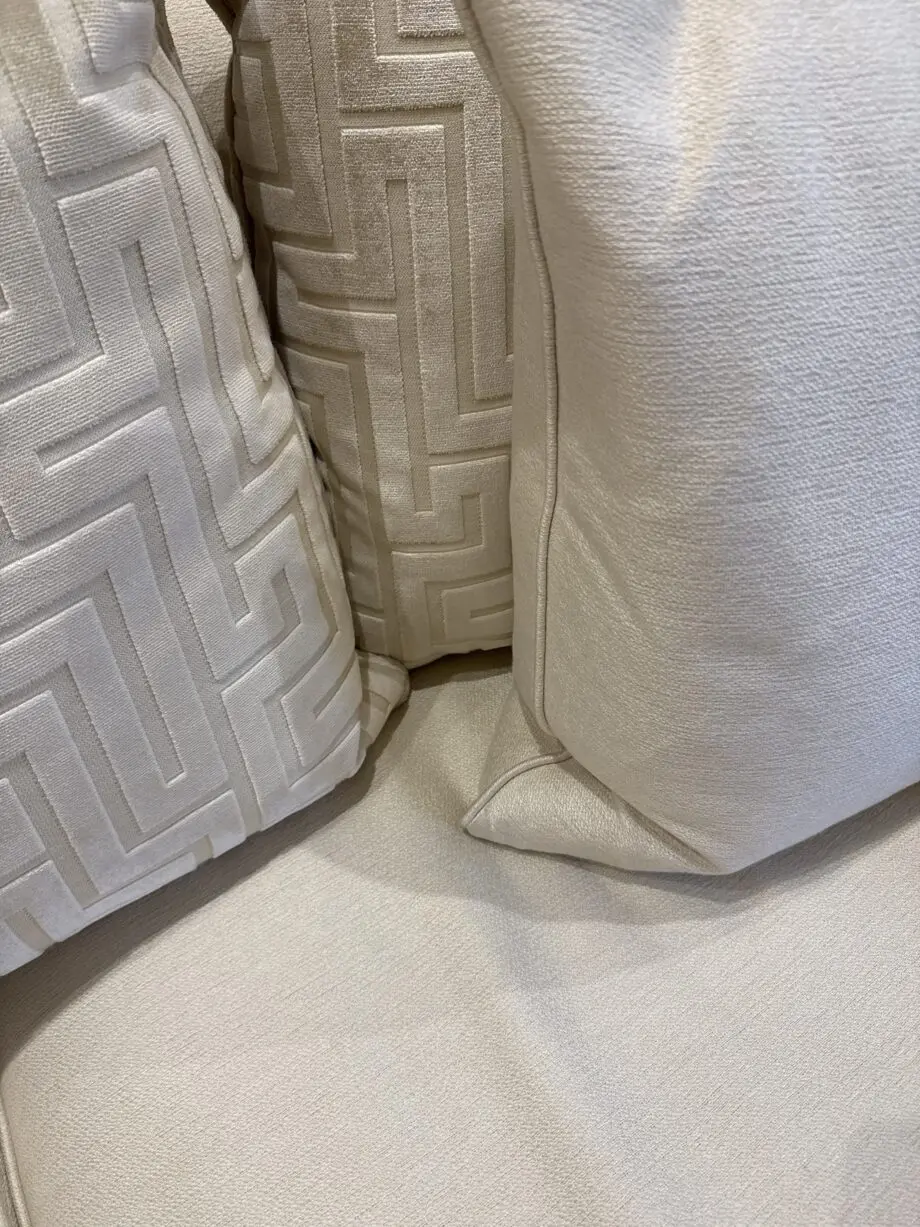 Designer sofas that been bought from Harrods department store in London