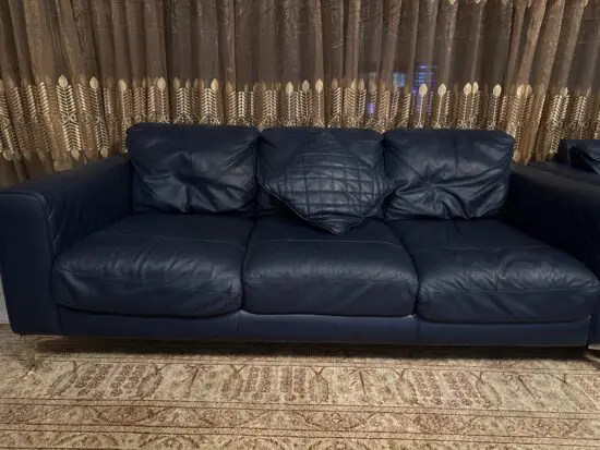 DFS midnight blue 2x3 seater. 2x2 seater. 2x1 seater.
