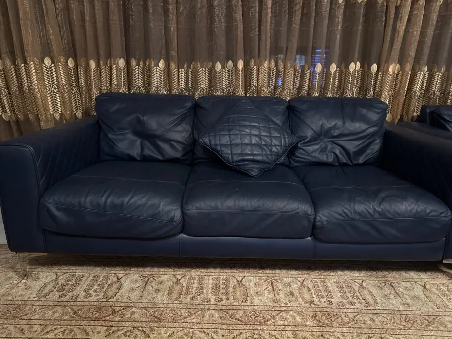DFS midnight blue 2x3 seater. 2x2 seater. 2x1 seater.