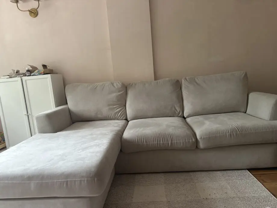 DFS Beige Freya 4 seater lounger