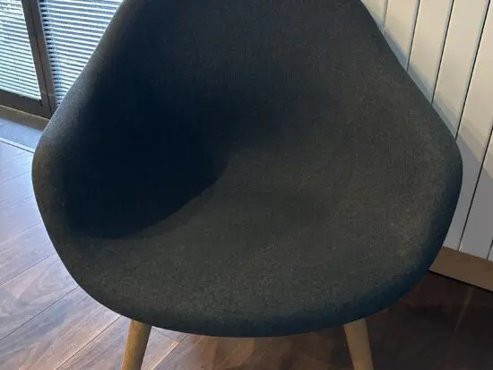 HAY AAL 92 green chairs