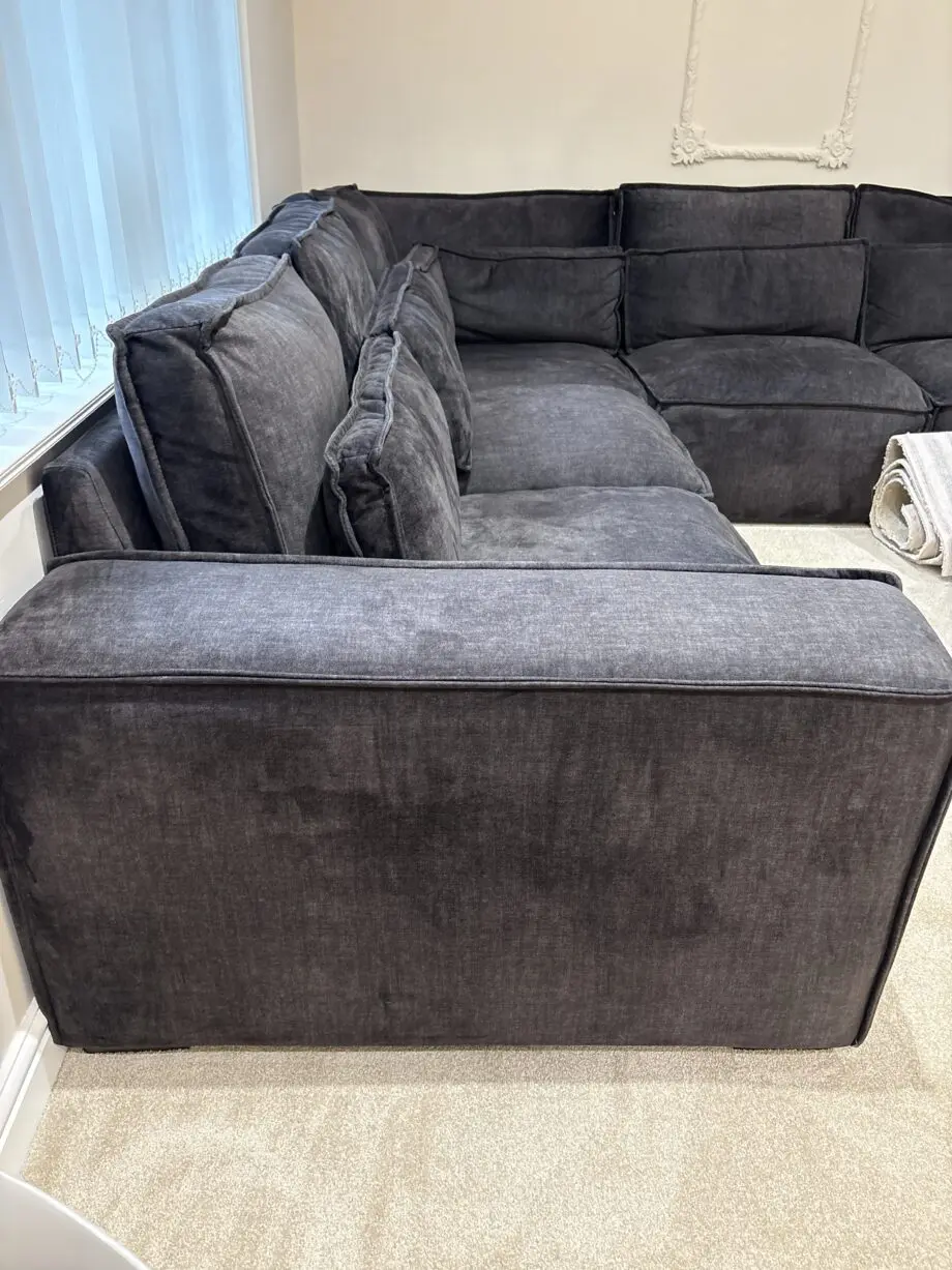 Black Sofa Club Corner Sofa Like New