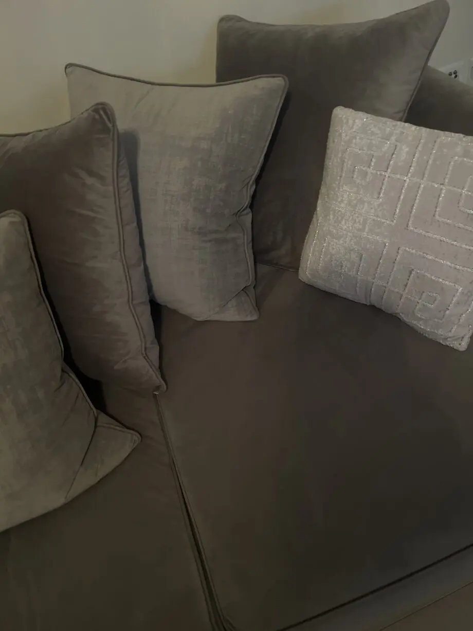 Tides Home & Garden Brentwood grey sofa - Image 3