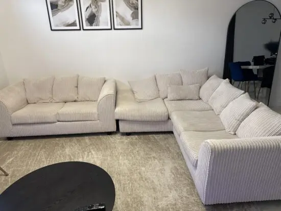 Beige Sofa Set