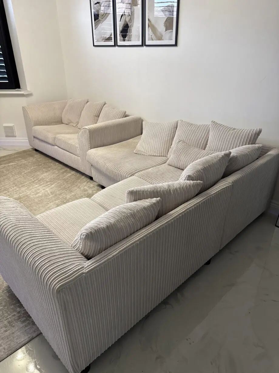Beige Sofa Set