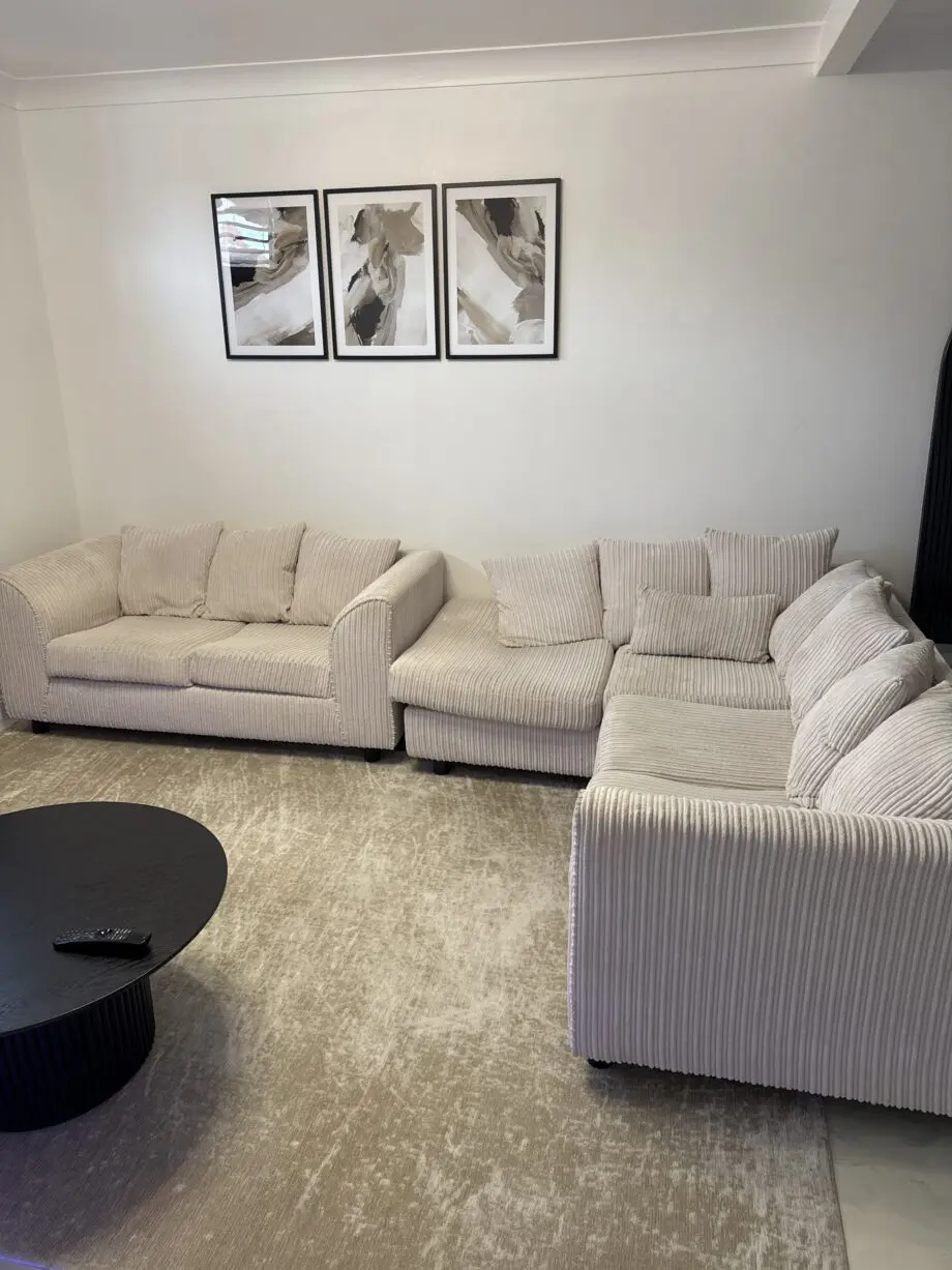 Beige Sofa Set