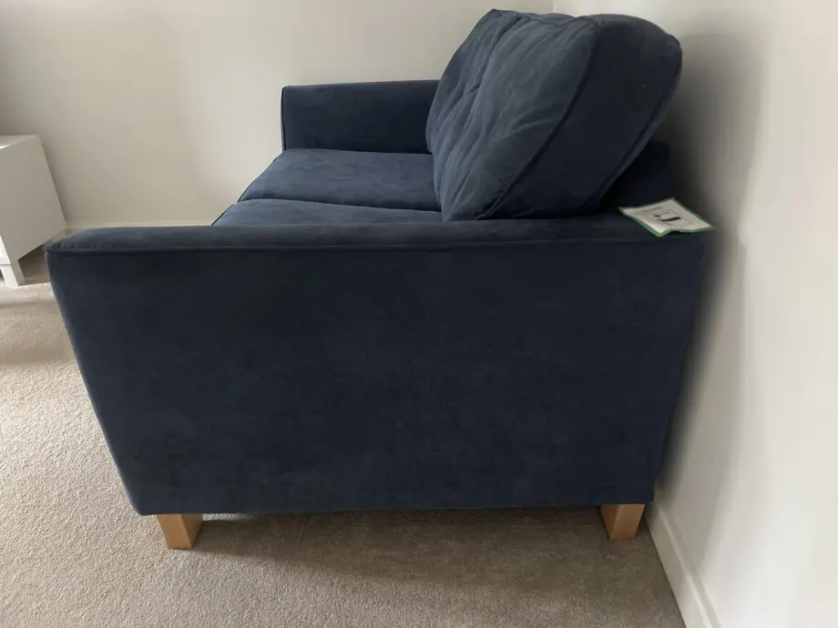 Dfs Jorge 2 seater sofa dark blue