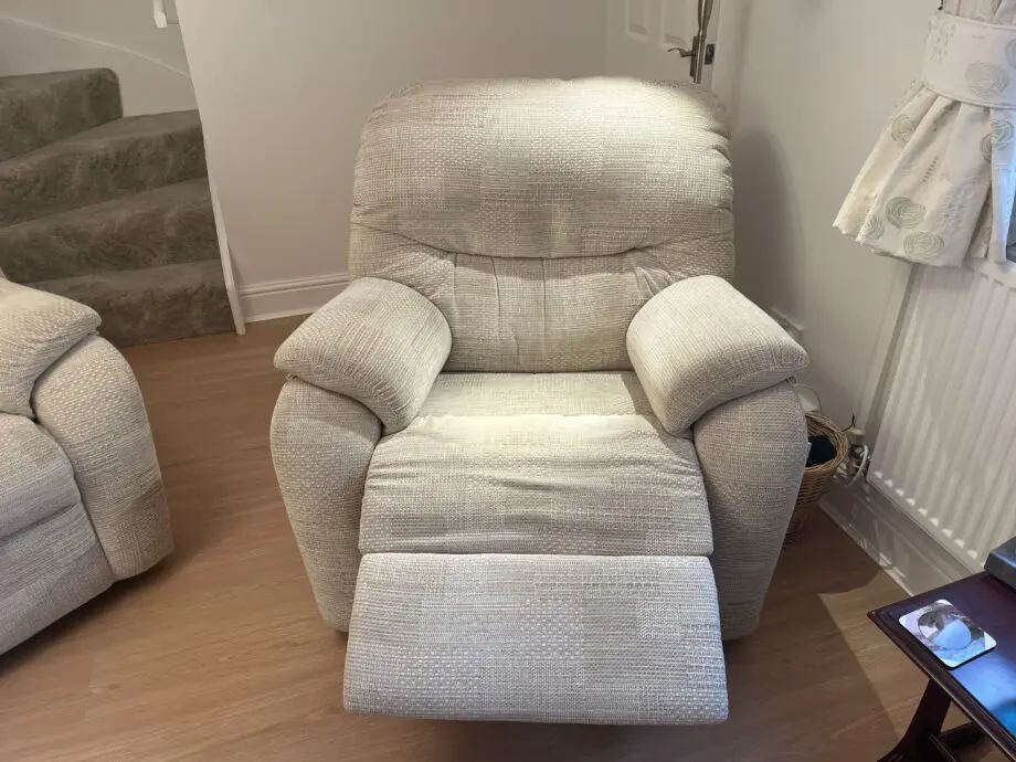 2 Arthur llewellyn G plan, power recliner chairs