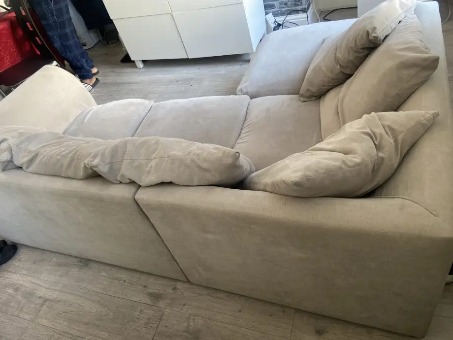 Grey corner sofa