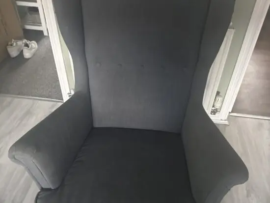IKEA armchair with footstool