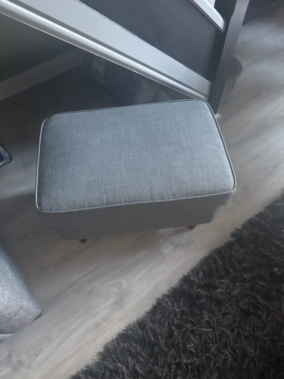 IKEA armchair with footstool