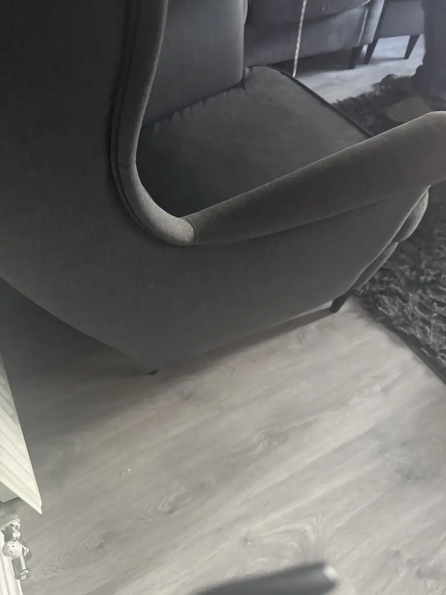IKEA armchair with footstool