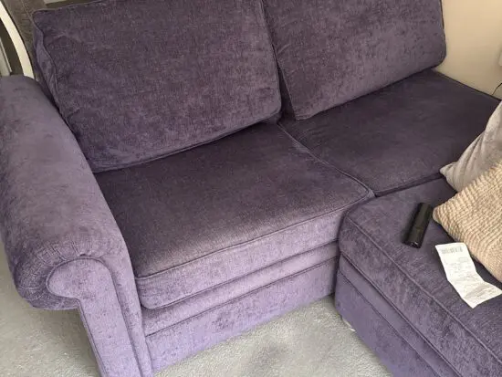 two 2 seater sofas