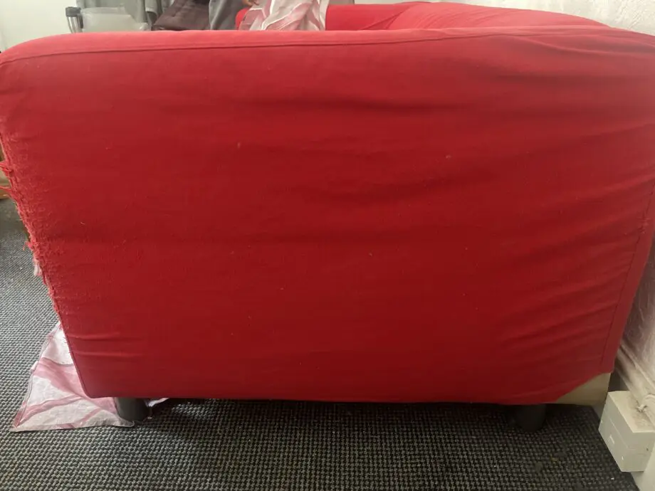 IKEA Red 3 Seater Sofa