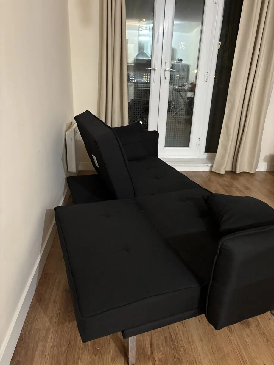 3 seater reclining sleeper with 3 adjustable back angles