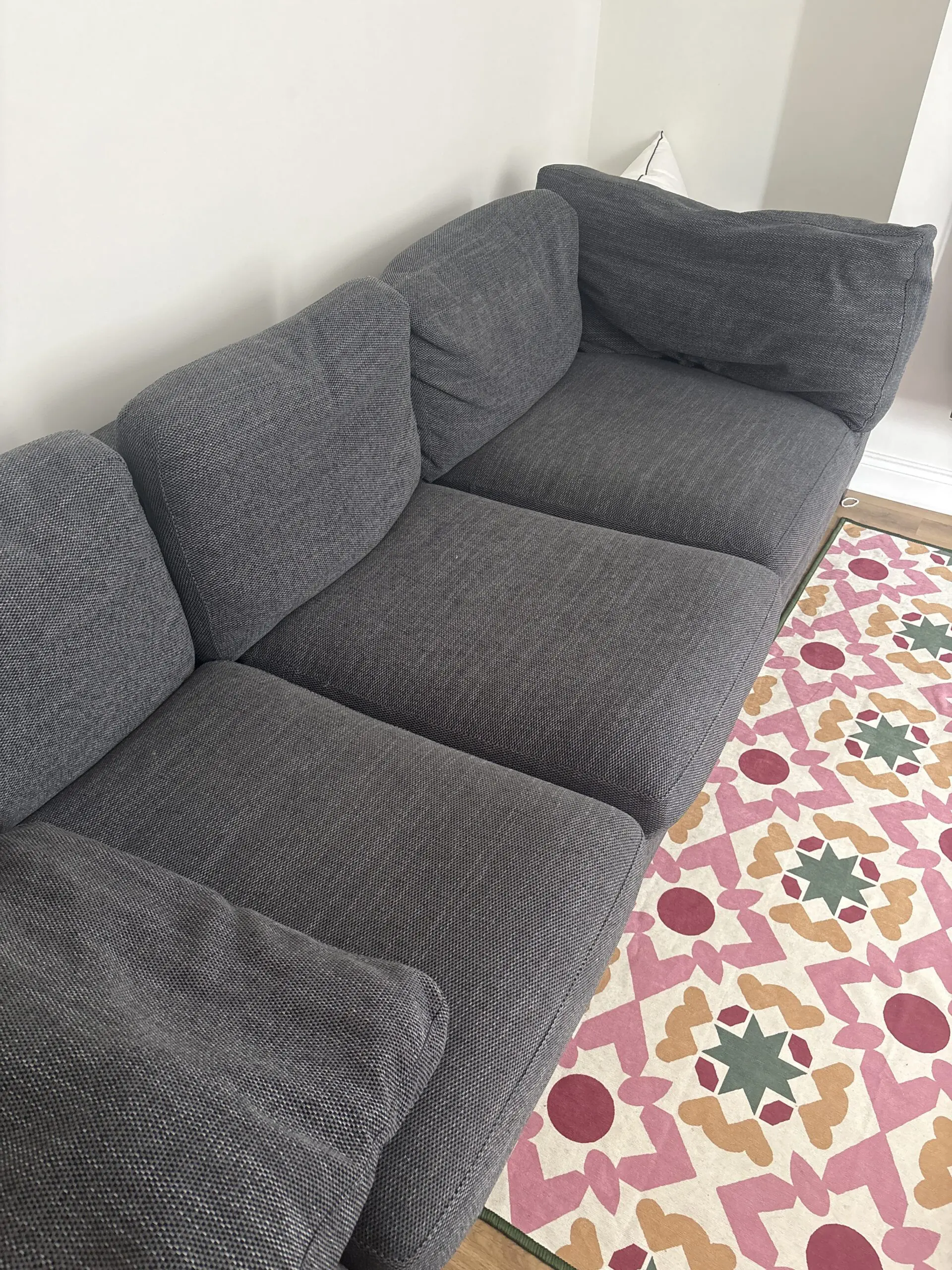Charcoal dfs corner sofa