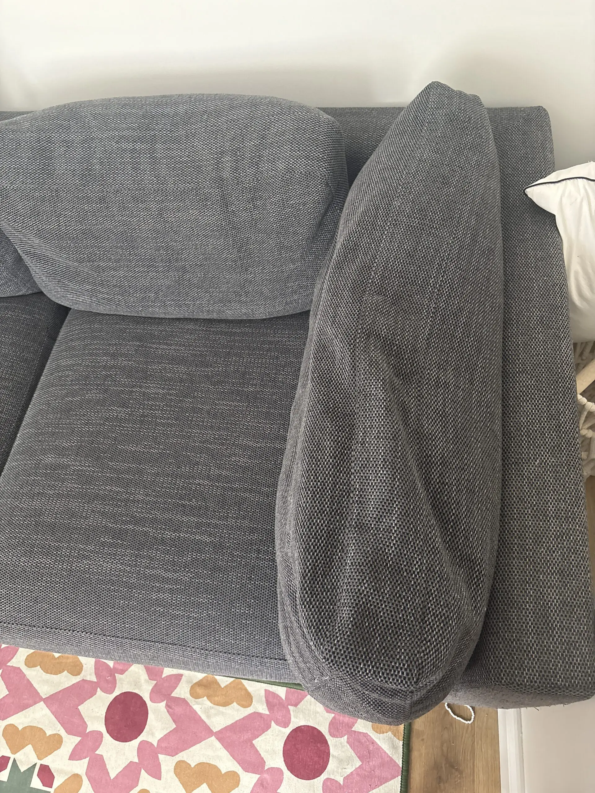 Charcoal dfs corner sofa