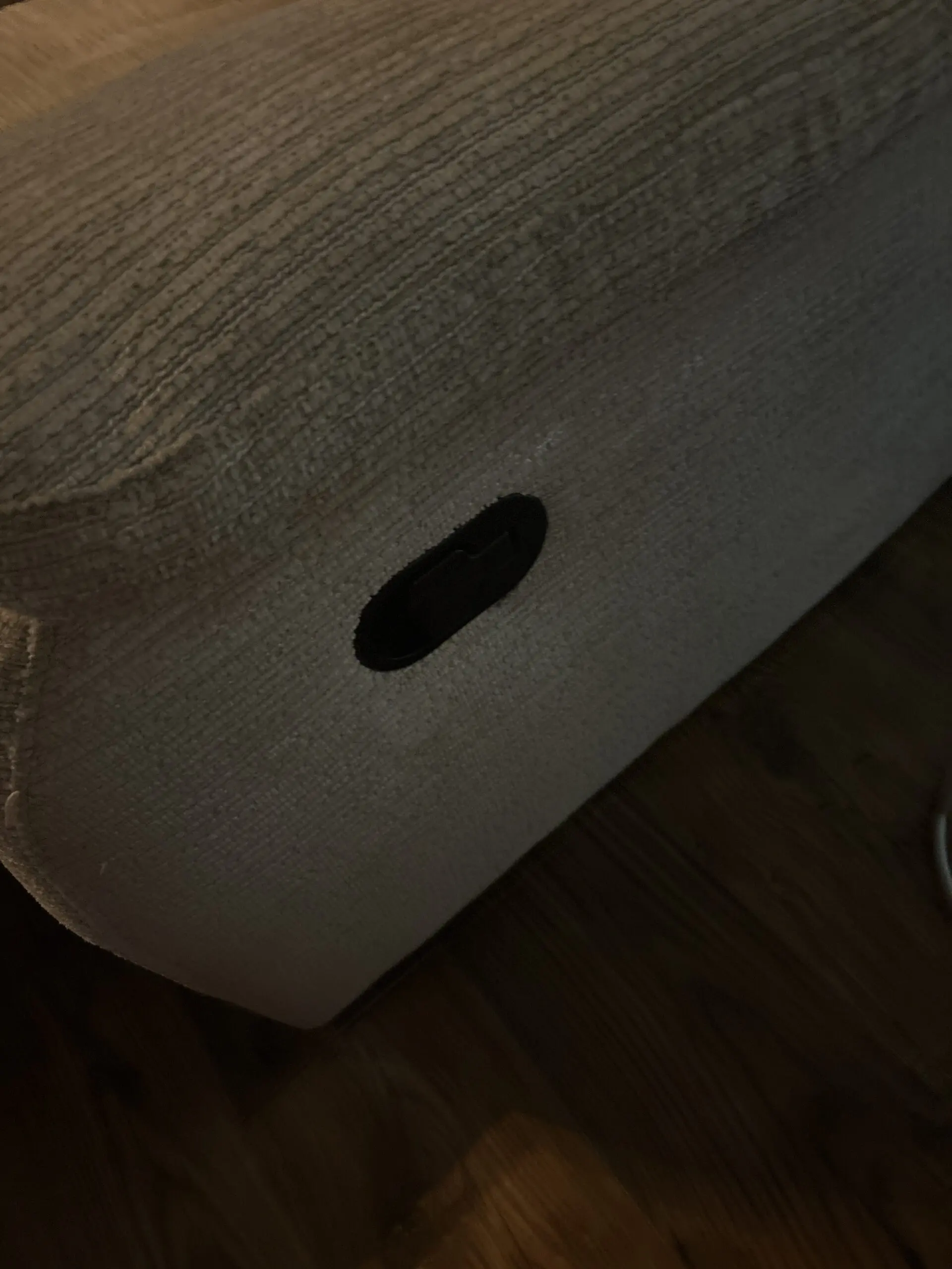 3 seater recliner sofa & arm chair with poof foot stool