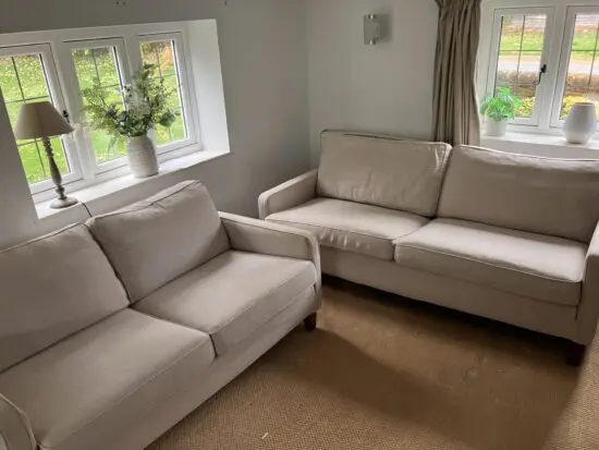 Multiyork Set of greige sofas (2+3 seater)