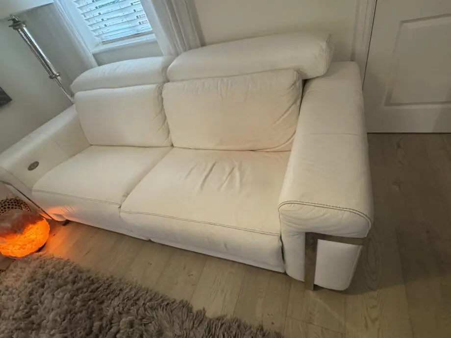 Marinelli Double Cream Recliner Sofa