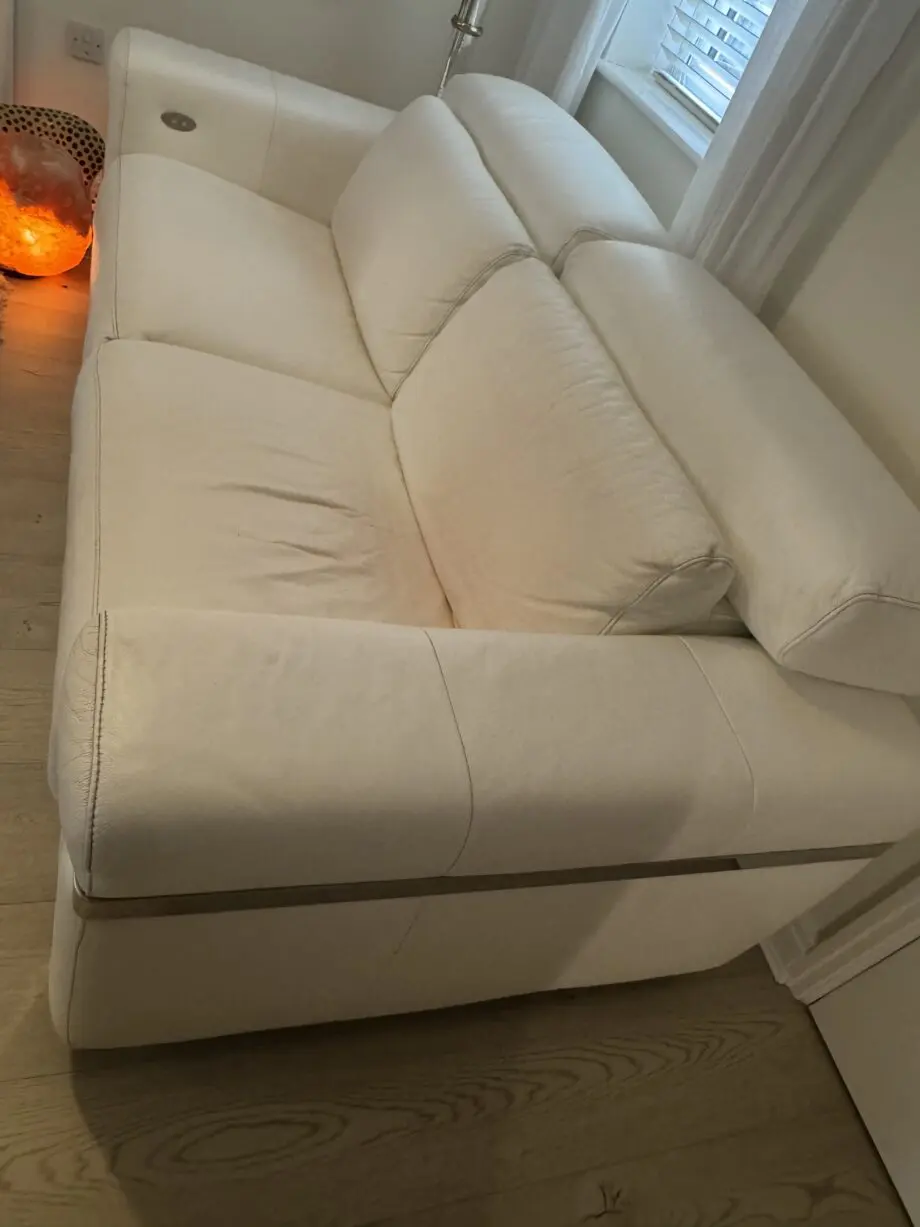 Marinelli Double Cream Recliner Sofa