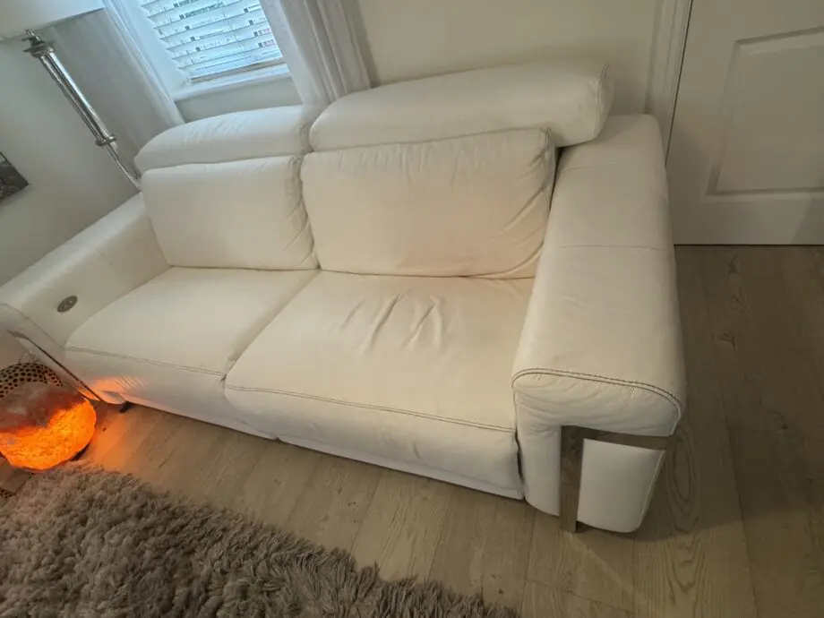 Marinelli Double Cream Recliner Sofa